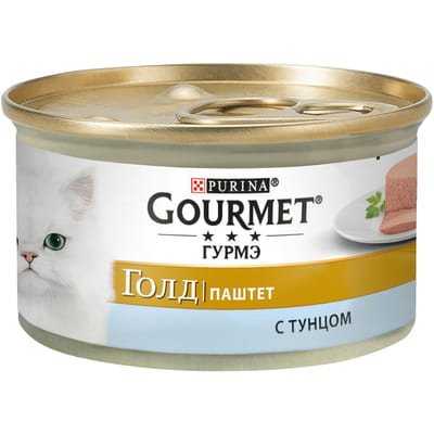 Консерва для котов PURINA (Пурина) Gourmet Gold (Гурмэ голд) Паштет с тунцом 85 г