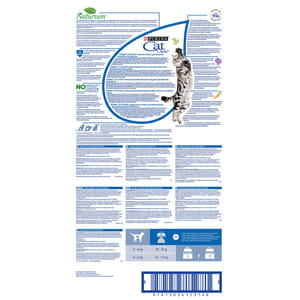 Корм сухой для котов PURINA (Пурина) Cat Chow 3 в 1 с формулой тройного действия с индейкой 15 кг