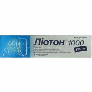 Ліотон 1000 гель туба 50г