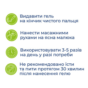 Гель для десен Dentinale Natura (Дентинале Натура) при прорезывании зубов у детей туба 20 мл