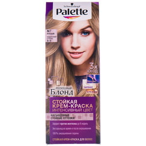 Крем-краска для волос PALETTE (Палет) цвет N-7 (8-0) Русый