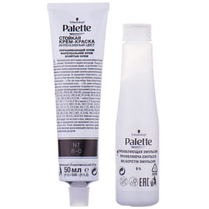 Крем-краска для волос PALETTE (Палет) цвет N-7 (8-0) Русый