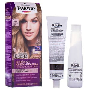Крем-краска для волос PALETTE (Палет) цвет N-7 (8-0) Русый