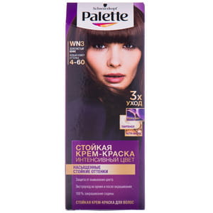 Крем-краска для волос PALETTE (Палет) цвет WN3 (4-60) Золотистый кофе