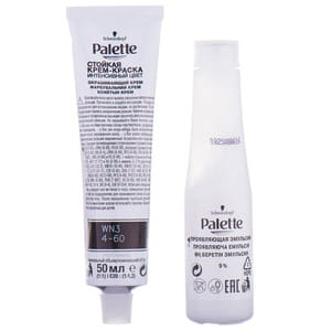 Крем-краска для волос PALETTE (Палет) цвет WN3 (4-60) Золотистый кофе