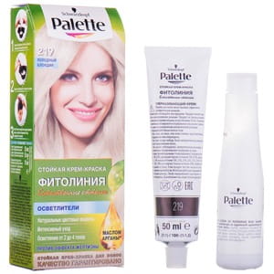 Крем-краска для волос PALETTE (Палет) Naturals цвет 219 (10-2) Холодный блондин