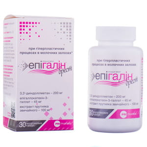 Капсулы общеукрепляющего и тонизирующего действия для женщин Эпигалин Брест флакон 30 шт