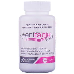 Капсулы общеукрепляющего и тонизирующего действия для женщин Эпигалин Брест флакон 30 шт