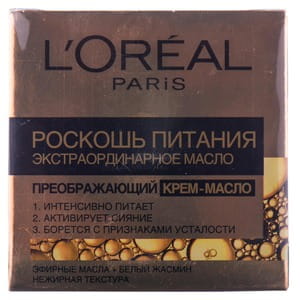 Крем-масло для лица L’OREAL Paris (Лореаль Париж) Роскошь питания экстраординарное  50 мл