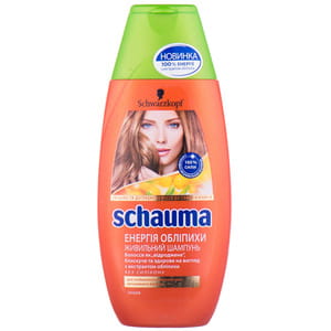 Шампунь для волос SCHAUMA (Шаума) Энергия облепихи для лишенных жизненной силы и истощенных волос 250 мл