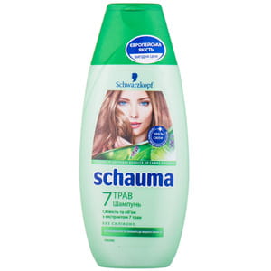 Шампунь для волос SCHAUMA (Шаума) 7 трав для нормальных склонных к жирности волос 250 мл
