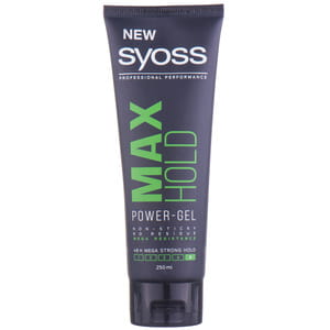 Гель для укладки волос SYOSS (Сйосс) Max Hold (Макс холд) фиксация 5 250 мл