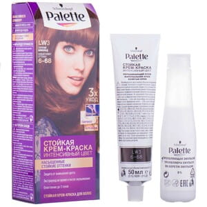 Крем-краска для волос PALETTE (Палет) цвет LW3 (6-68) Горячий шоколад