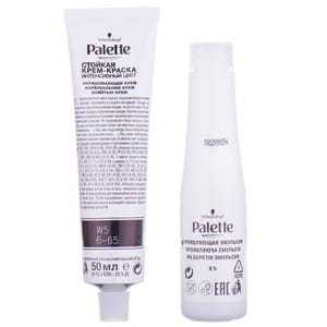 Крем-краска для волос PALETTE (Палет) цвет W5 (6-65) Золотистый грильяж