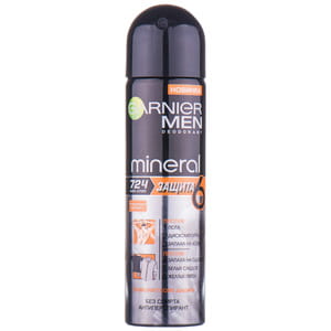 Антиперспирант спрей GARNIER Mineral (Гарньер Минерал) для мужчин Защита 6 150 мл