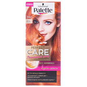 Крем-краска для волос PALETTE (Палет) Perfect Care цвет 390 Светло-медный