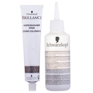 Крем-краска для волос BRILLANCE (Брилианс) цвет 883 Элегантный темно-каштановый
