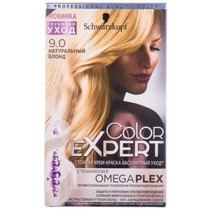 Крем-краска для волос COLOR EXPERT (Колор эксперт) цвет 9.0 Натуральный блонд