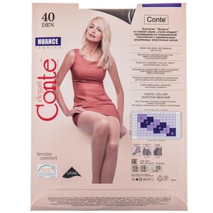 Колготки женские CONTE Elegant (Конте элегант) NUANCE 40 den, размер 4, цвет Shade