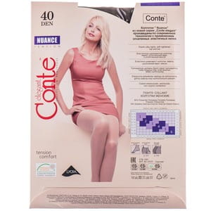 Колготки женские CONTE Elegant (Конте элегант) NUANCE 40 den, размер 5, цвет Shade