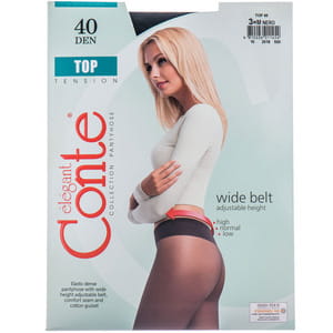Колготки жіночі CONTE Elegant (Конте елегант) TOP 40 den, розмір 3, колір Nero