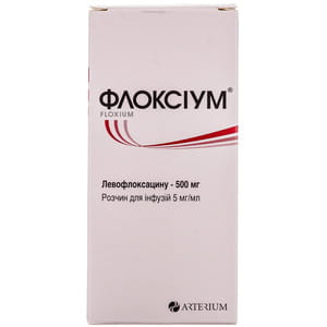 Флоксіум р-н д/інф. 5мг/мл пляш. 100мл