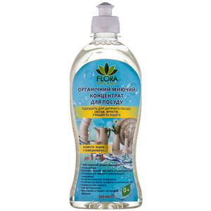Средство-концентрат для мытья посуды FLORA ORGANIC (Флора Органик) органическое 500 мл