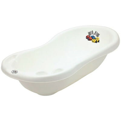 Ванночка детская MALTEX (Малтекс) для купания Машинки 100 см цвет белый 1 шт