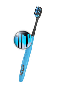 Зубная щетка BIOMED (Биомед) Black комплексная средней степени жесткости 1 шт