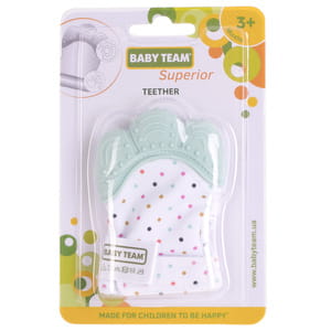 Прорезыватель-перчатка детская BABY TEAM (Беби Тим) артикул 4090 с 3-х месяцев 1 шт