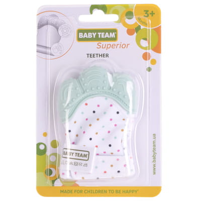 Прорезыватель-перчатка детская BABY TEAM (Беби Тим) артикул 4090 с 3-х месяцев 1 шт