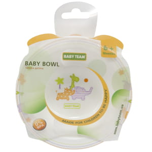 Тарілка дитяча BABY TEAM (Бебі Тім) артикул 6005 з 6-ти місяців 1 шт