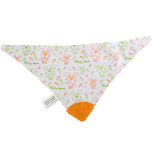 Нагрудник на липучці дитячий BABY TEAM (Бебі Тім) з прорізувачем артикул 6508 з 4-х місяців