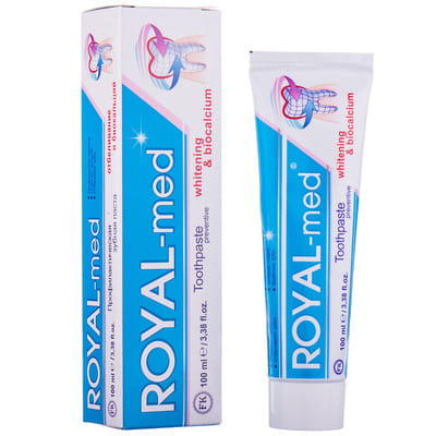 Паста зубна ROYAL-MED (Роял-Мед) Відбілювання і біокальцій 100 мл