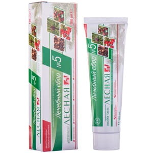 Паста зубна ЛЕСНАЯ Лікувальний збір №5 100 мл