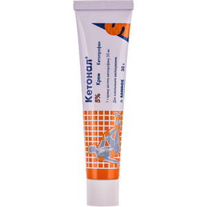 Кетонал крем 5% туба 30г