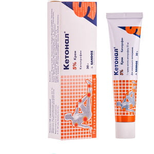 Кетонал крем 5% туба 30г
