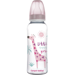 Бутылочка для кормления CANPOL (Канпол) 59/200 пластиковая с рисунком 250 мл