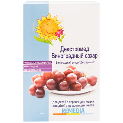 Цукор виноградний REMEDIA (Ремедиа) Декстромед 500 г