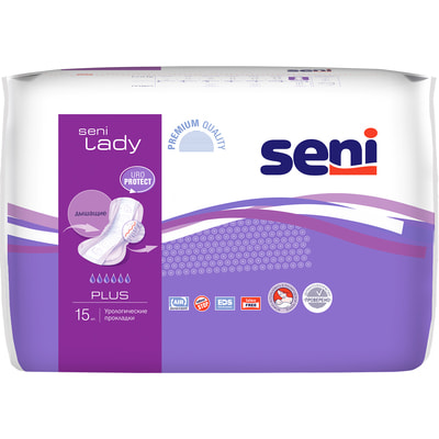 Прокладки урологічні SENI Lady (Сені Леді) Plus (Плюс) 15 шт