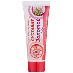 Крем-бальзам для тіла Суставіт Золотий вус для поліпшення роботи суглобів 75 мл