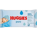 Серветки вологі дитячі HUGGIES (Хагіс) Pure (Пьюр) 56 шт