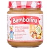 Пюре фруктовое детское BAMBOLINA (Бамболина) Фруктовый салатик с бананом, грушей и персиком с 6-ти месяцев 100 г