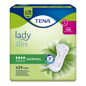 Прокладки урологические TENA (Тена) Lady Slim Normal (Леди Нормал) тонкие для женщин 24 шт