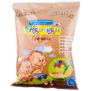 Каша безмолочная детская НЯМ-НЯМ Гречневая для детей с 6-ти месяцев 150 г