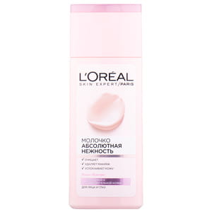 Молочко для лица L’OREAL PARIS (Лореаль) Абсолютная нежность мягкое очищающее для сухой и чувствительной кожи 200 мл