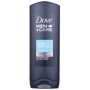 Гель для душа DOVE (Дав) Men+Care для мужчин Чистота и комфорт 250 мл