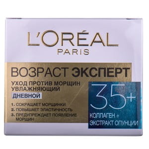 Крем для лица L’OREAL Paris (Лореаль) Возраст эксперт против морщин увлажняющий дневной после 35 лет 50 мл