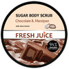 Скраб для тела FRESH JUICE (Фреш джус) сахарный Chocolate & Marzipan (Шоколад и марципан) 225 мл