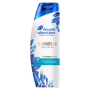 Шампунь для волос HEAD&SHOULDERS (Хеден Шолдерс) Supreme против перхоти Укрепление с аргановым маслом 300 мл